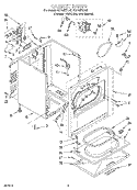 SECTION Diagram and Parts List for KEYS677EZ2  KitchenAid Dryer