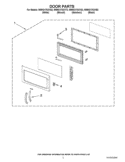 Part Location Diagram of W10506378 Whirlpool HNDLE-DOOR