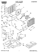 UNIT, LITERATURE Diagram and Parts List for X18004D01  Roper Air Conditioner