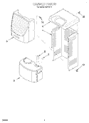 SECTION Diagram and Parts List for AD25TH0  Whirlpool Dehumidifier