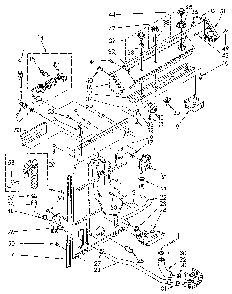 Controls And Rear Panel Diagram and Parts List for LA5300XSN2  Whirlpool Washer