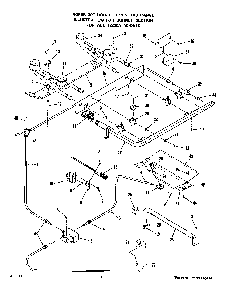 Burner Diagram and Parts List for 1883*0A  Roper Wall Oven