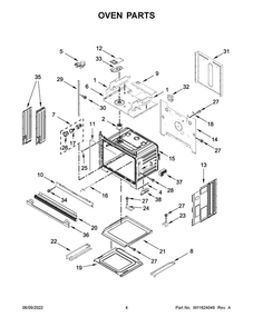 Part Location Diagram of W11518348 Whirlpool VENT-OVEN