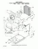 UNIT PARTS Diagram and Parts List for KUIS18NNTT4  KitchenAid Ice Maker