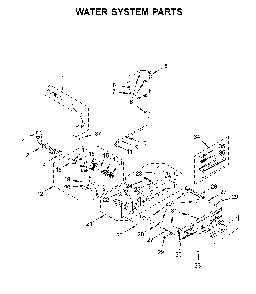 Water system parts Diagram and Parts List for 7MWFW6621HC2  Whirlpool Washer