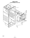 LINER Diagram and Parts List for ET18JKXSW02  Whirlpool Refrigerator