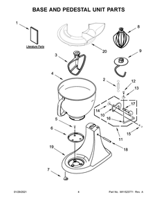 Part Location Diagram of W11456994 Whirlpool Use And Care Guide