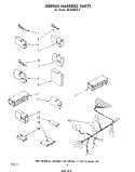 WIRING HARNESS Diagram and Parts List for DU3040XP0  Whirlpool Dishwasher