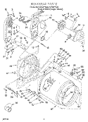 BULKHEAD Diagram and Parts List for KGYS977EQ0  KitchenAid Dryer