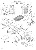 UNIT Diagram and Parts List for 4YED25DQDN01  Whirlpool Refrigerator