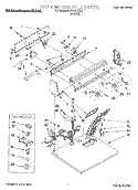 SECTION Diagram and Parts List for KEYE678BAL1  KitchenAid Dryer