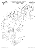 CONVECTION OVEN Diagram and Parts List for GM8131XEQ0  Whirlpool Wall Oven
