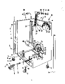 ^frame Diagram and Parts List for 8579900  Roper Dishwasher