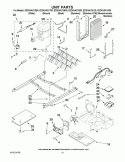 UNIT PARTS Diagram and Parts List for ED2KHAXVA00  Whirlpool Refrigerator