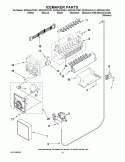 ICEMAKER PARTS Diagram and Parts List for ED2KHAXVQ01  Whirlpool Refrigerator
