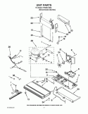 UNIT PARTS Diagram and Parts List for KFIS25XVMS4  KitchenAid Refrigerator