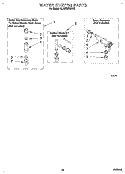 WATER SYSTEM Diagram and Parts List for 3LA5580XSN3  Whirlpool Washer