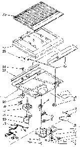 Compartment Separator Diagram and Parts List for ET14JKXSF04  Whirlpool Refrigerator