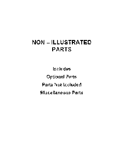 Optional parts (not included) Diagram and Parts List for WDP370PAHW1  Whirlpool Dishwasher