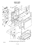DOOR Diagram and Parts List for DU9000XR2  Whirlpool Dishwasher