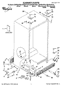 Part Location Diagram of W10180857 Whirlpool Service & Wiring Sheet
