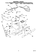 CONTROL PARTS Diagram and Parts List for ED2FHEXSL00  Whirlpool Refrigerator