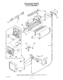 ICEMAKER , LIT/OPTIONAL Diagram and Parts List for ET20GMXWW00  Whirlpool Refrigerator