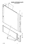 DOOR AND PANEL Diagram and Parts List for KUDI220T0  KitchenAid Dishwasher