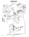 ICE MAKER Diagram and Parts List for ED25PSXRWR0  Whirlpool Refrigerator