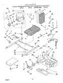 UNIT Diagram and Parts List for KSRB22FHBL01  KitchenAid Refrigerator
