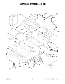 Part Location Diagram of W11733967 Whirlpool PLATE-COVR
