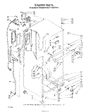 CABINET Diagram and Parts List for ET16JMYSM03  Whirlpool Refrigerator