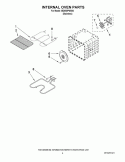 INTERNAL OVEN PARTS Diagram and Parts List for IBD550PWS00  Whirlpool Wall Oven