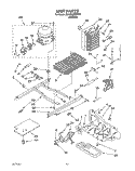 UNIT Diagram and Parts List for 3XARG485WP01  Whirlpool Refrigerator