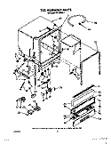 TUB ASSEMBLY Diagram and Parts List for DU9200XX1  Whirlpool Dishwasher