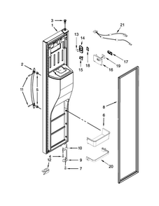 Part Location Diagram of LW10637854 Whirlpool DOR-FIP