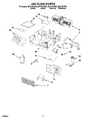 Part Location Diagram of 8206626 Whirlpool Sensor, Humidity