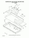 Part Location Diagram of W10193014 Whirlpool Griddle Element