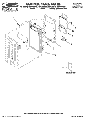 Part Location Diagram of 8205159 Whirlpool PANL-CNTRL