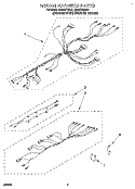 WIRING HARNESS Diagram and Parts List for RS675PXBH1  Whirlpool Range