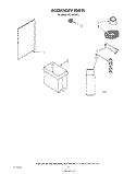 ACCESSORY Diagram and Parts List for KU1550VP1  Roper Trash Compactor