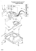MACHINE BASE Diagram and Parts List for LSN1000JT0  Whirlpool Washer