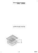 OVEN RACK, LITERATURE Diagram and Parts List for SF365BEYN2  Whirlpool Range
