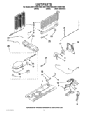 UNIT PARTS Diagram and Parts List for WRT779REYM00  Whirlpool Refrigerator