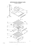REFRIGERATOR INTERIOR , LIT/OPTIONAL Diagram and Parts List for ED25PMXRWR2  Whirlpool Refrigerator