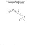MICROWAVE COMPARTMENT Diagram and Parts List for KEMS308GSS3  KitchenAid Microwave Oven Combo