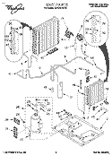 UNIT, LITERATURE Diagram and Parts List for 3XACM12DD0  Whirlpool Air Conditioner