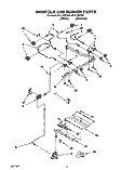MANIFOLD AND BURNER Diagram and Parts List for SF317PEYW0  Whirlpool Range