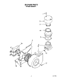 BLOWER Diagram and Parts List for KUDB220T5  KitchenAid Dishwasher