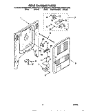 REAR CHASSIS Diagram and Parts List for KERC607GBS0  KitchenAid Range